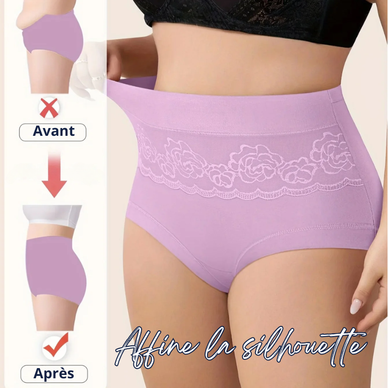 Lot de Culottes Sculptantes Taille Haute Féminine