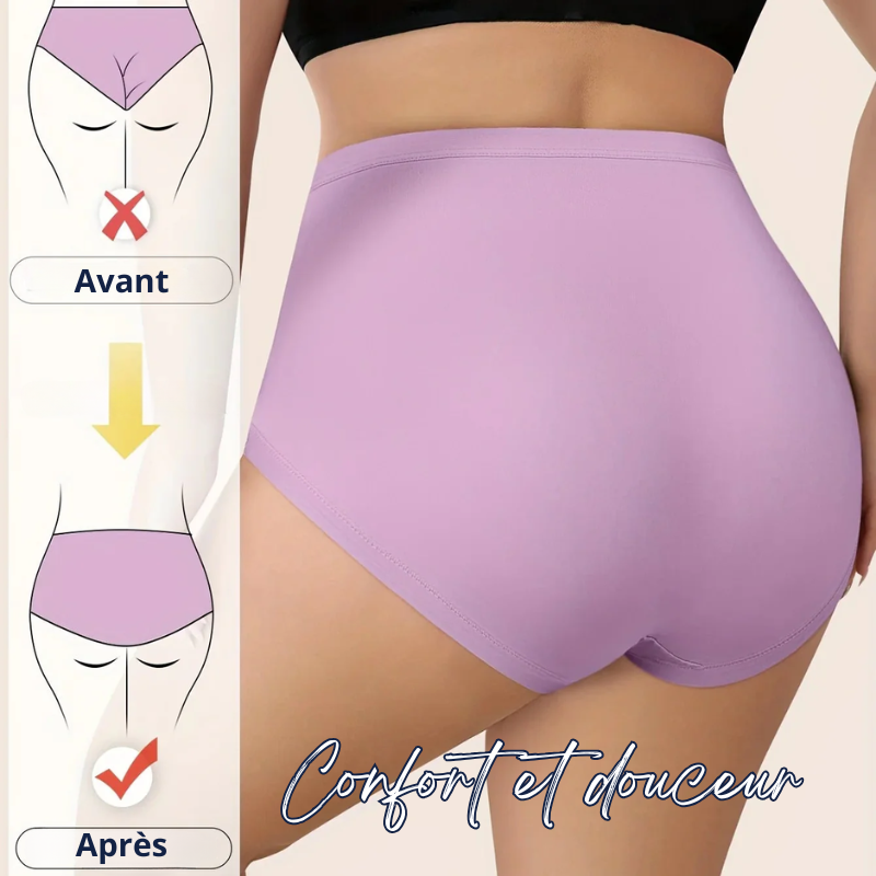 Lot de Culottes Sculptantes Taille Haute Féminine