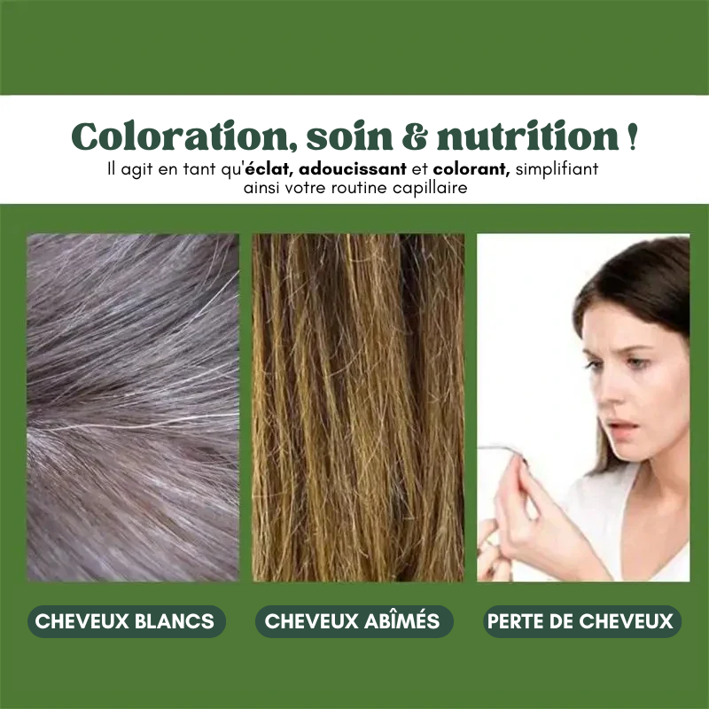 5x Shampoings colorants naturels