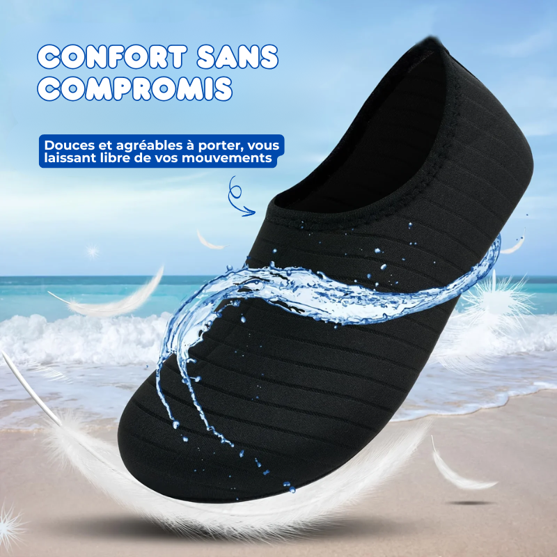 Chaussons Aquatiques Étanches à Séchage Rapide & Antidérapants