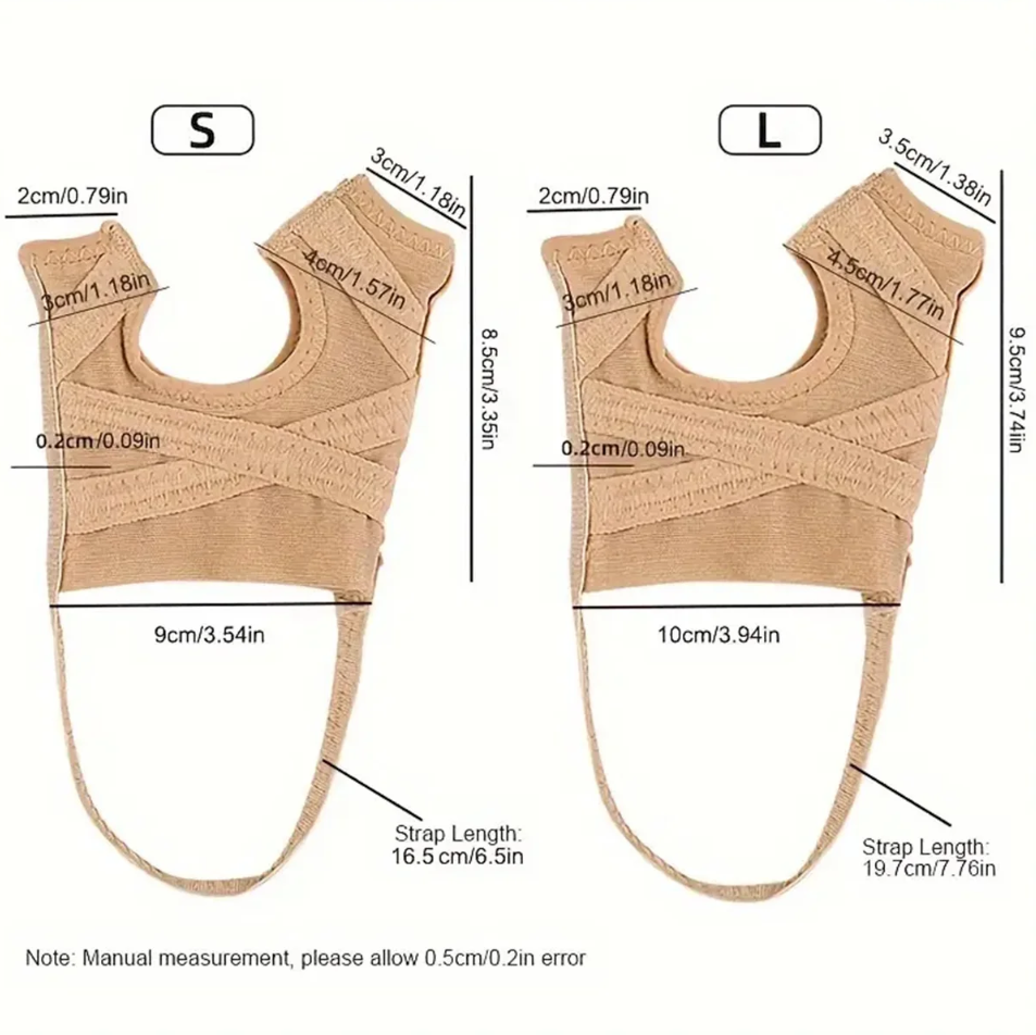 Correcteur d’Oignons Réglable en Tissu Respirant