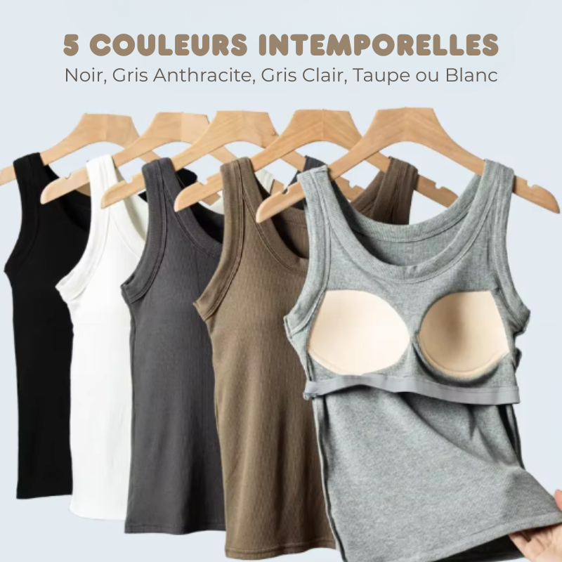 Débardeur Ajusté avec Maintien Poitrine Intégré