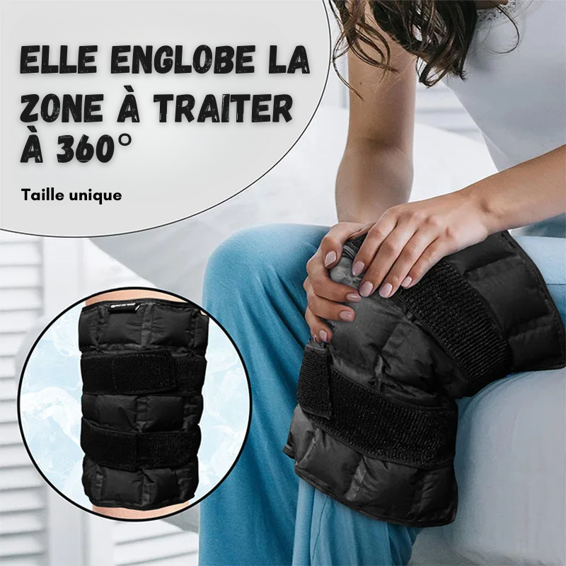 Genouillère Compresse Gel Thérapie Chaud/ Froid
