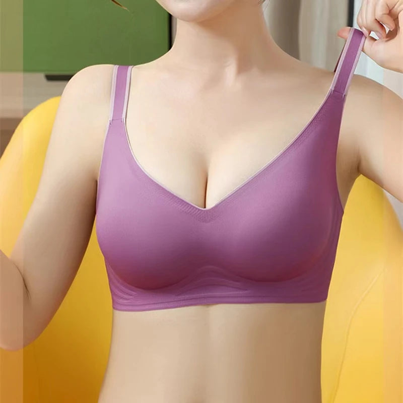 Soutien-gorge Confort+ en Soie Glacée - Sans armatures & Sans coutures