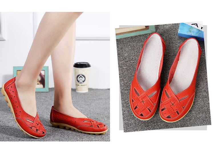 Ballerines en cuir confortables mi-saison - Collection 2023