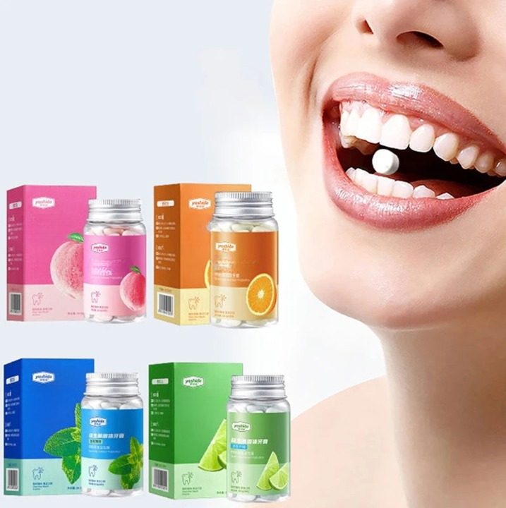 Le Dentifrice à Croquer Haleine Fraîche - 30 Pastilles