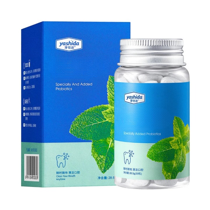 Le Dentifrice à Croquer Haleine Fraîche - 30 Pastilles