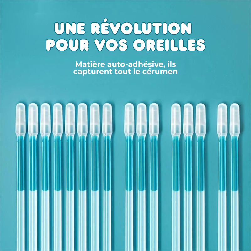 Lot de 24 Cotons-tiges en Silicone Réutilisables