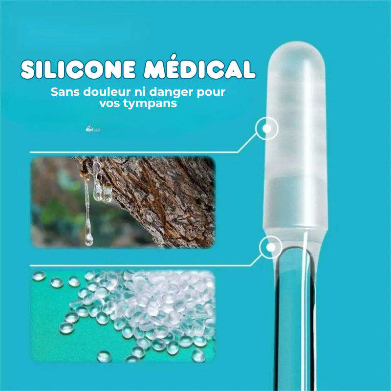 Lot de 24 Cotons-tiges en Silicone Réutilisables