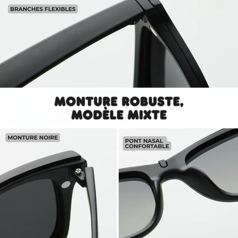 Lunettes 6 en 1 Polarisées à Clip Magnétique