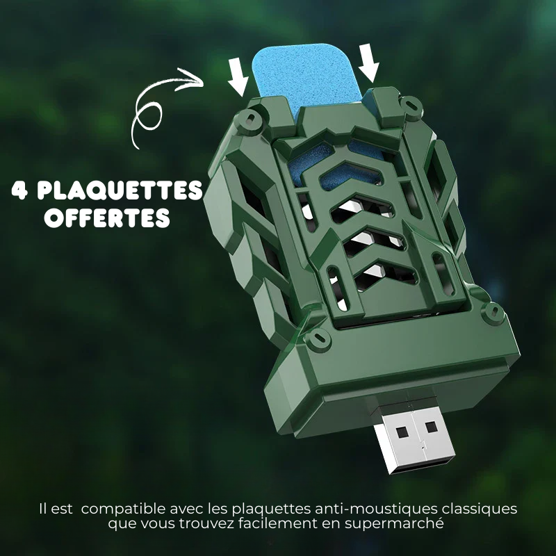 Mini Répulsif Anti-moustiques USB Discret