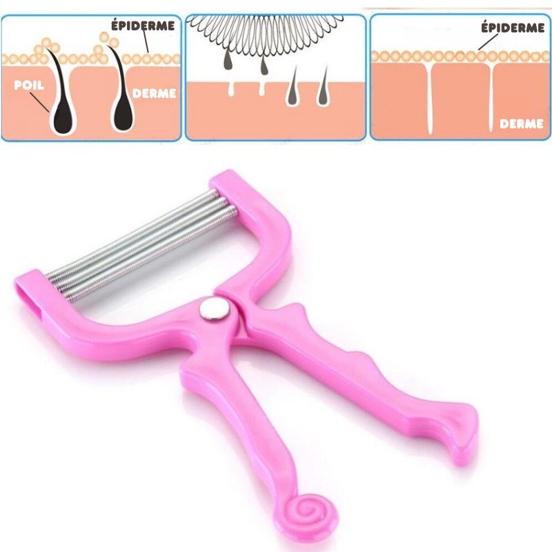 Pince Épilatoire Visage Anti-Douleur Réutilisable