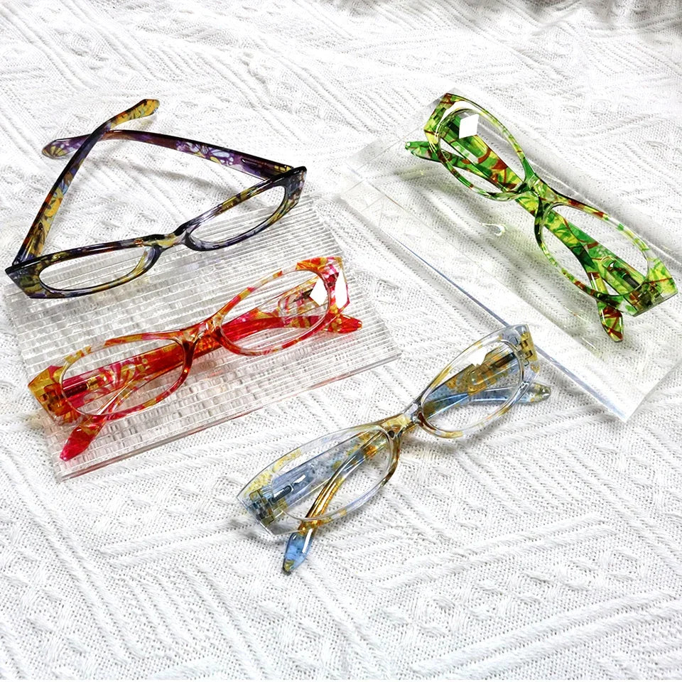 Lunettes de lecture pour presbyte à Motif floral - Étui OFFERT
