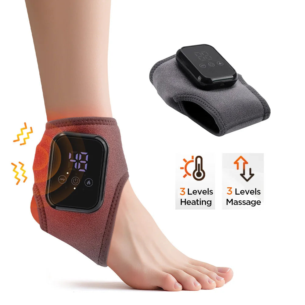 Orthèse Chauffante et Massante Cheville – Rechargeable & Confort
