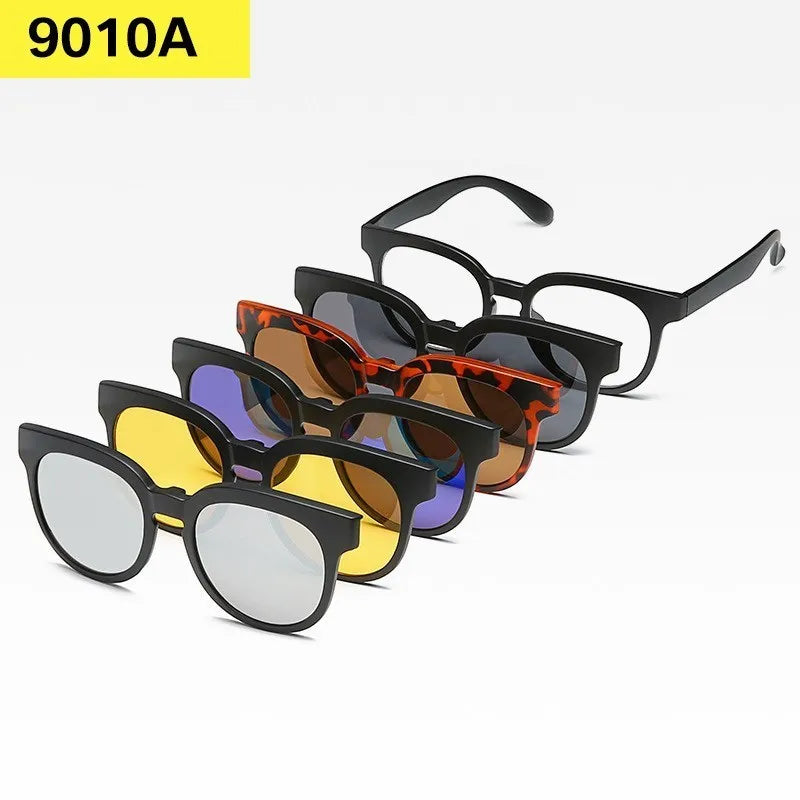 Lunettes 6 en 1 Polarisées à Clip Magnétique