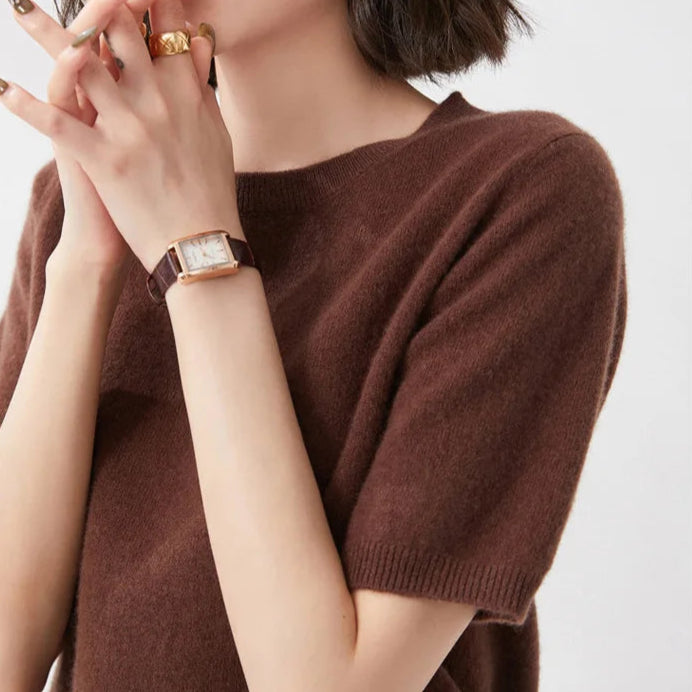 Top Classique Tricoté Femme – Plusieurs Couleurs