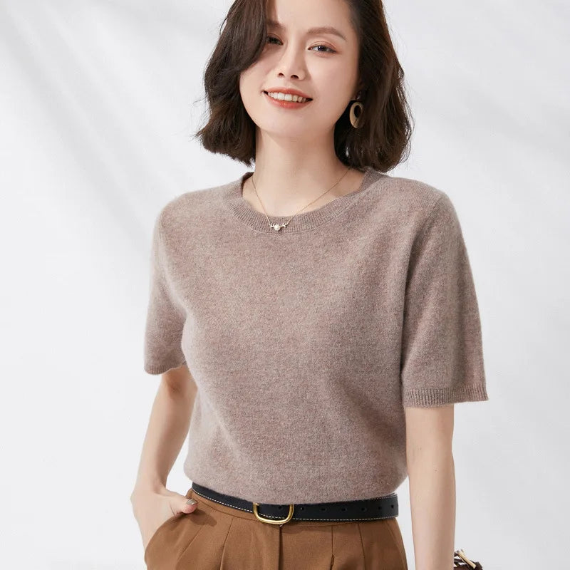Top Classique Tricoté Femme – Plusieurs Couleurs