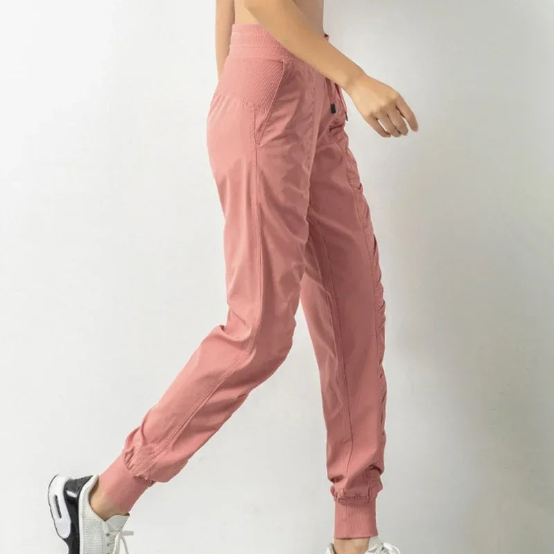 Pantalon de Jogging à Séchage Rapide et Cordon