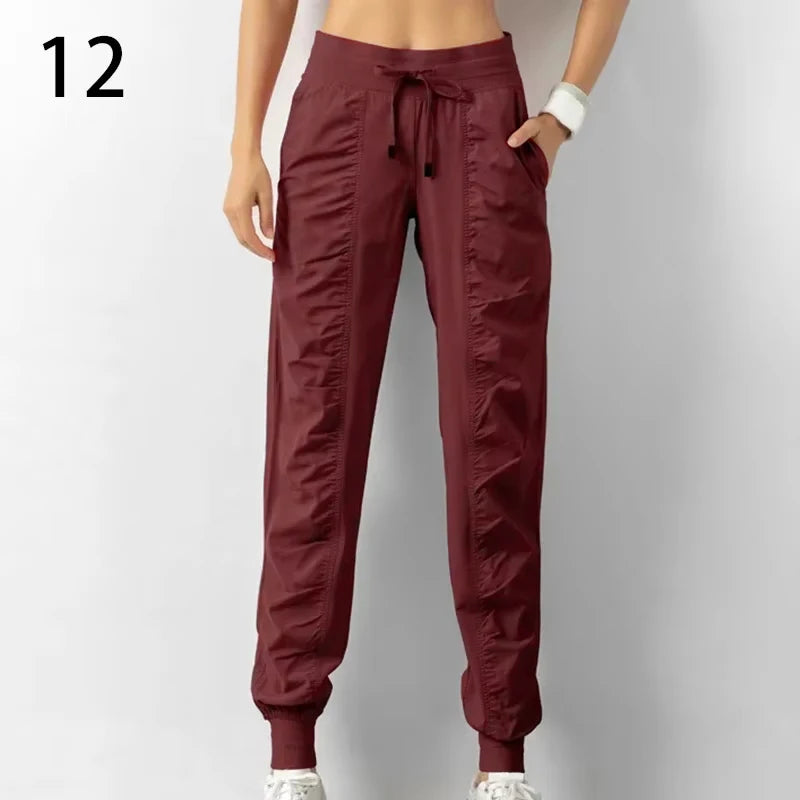 Pantalon de Jogging à Séchage Rapide et Cordon