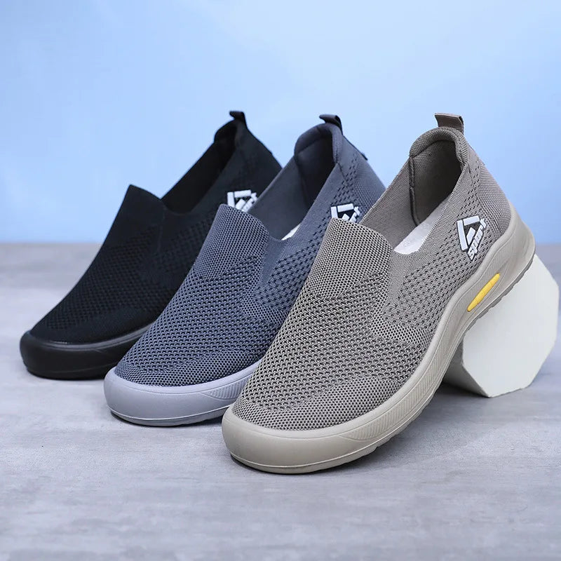 Slip-On Confort Quotidien – Semelle Amorti Flexible - Homme