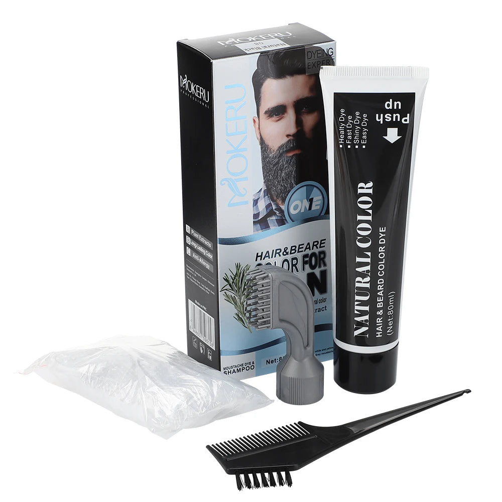 Kit Teinture Semi-Permanente pour Barbe
