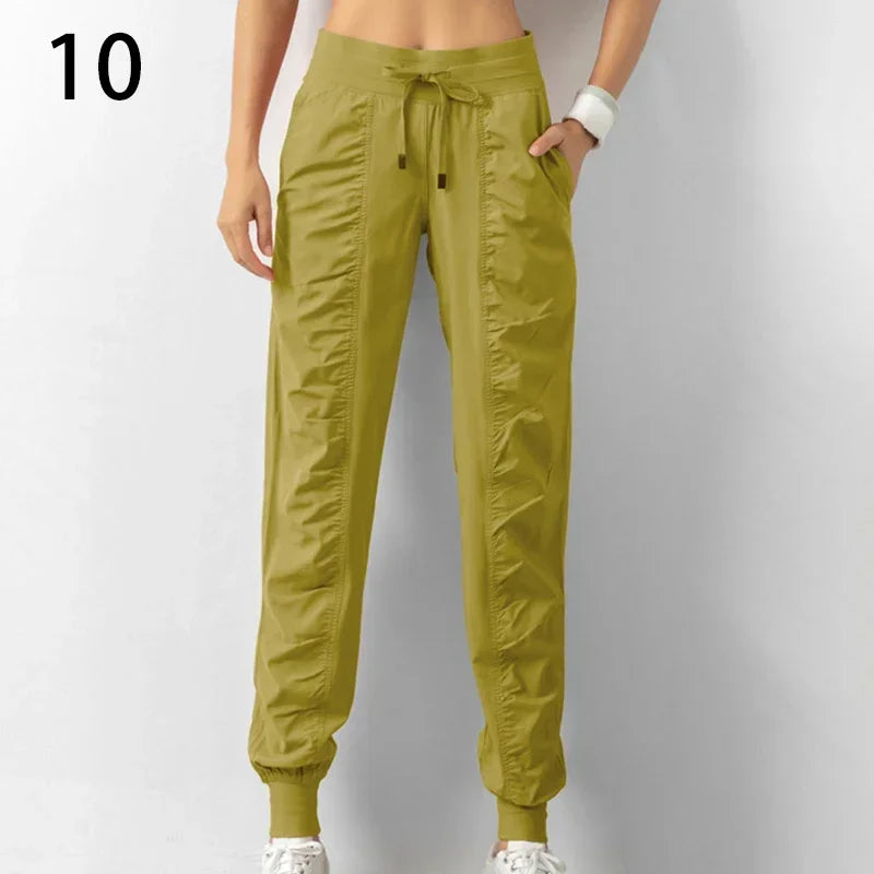 Pantalon de Jogging à Séchage Rapide et Cordon