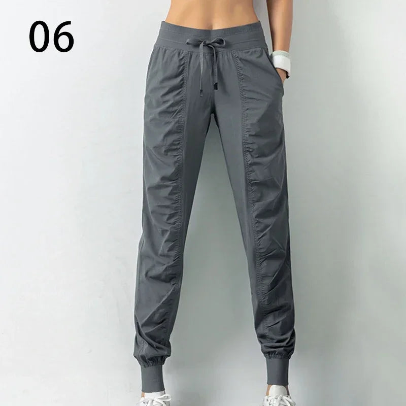 Pantalon de Jogging à Séchage Rapide et Cordon