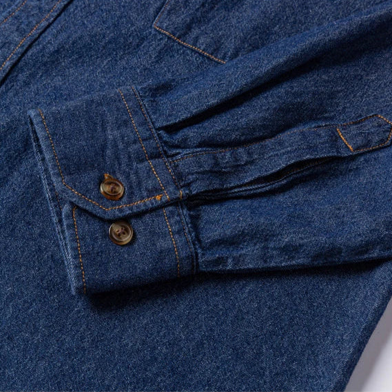 Chemise en Jean à Manches Longues Homme