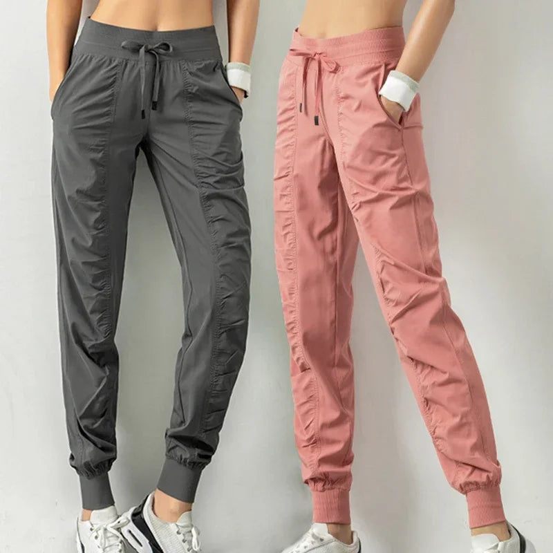 Pantalon de Jogging à Séchage Rapide et Cordon