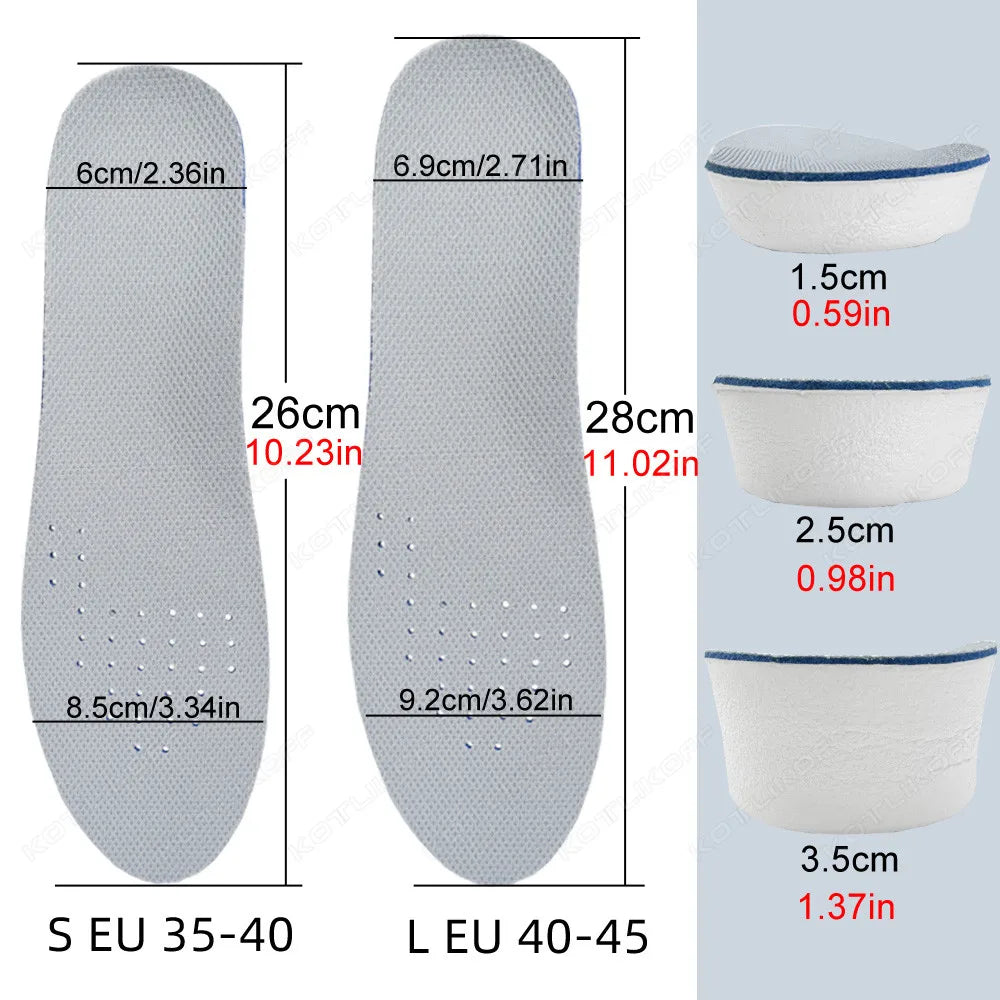 Semelles Rehaussantes Support Talon - Gagnez en CM