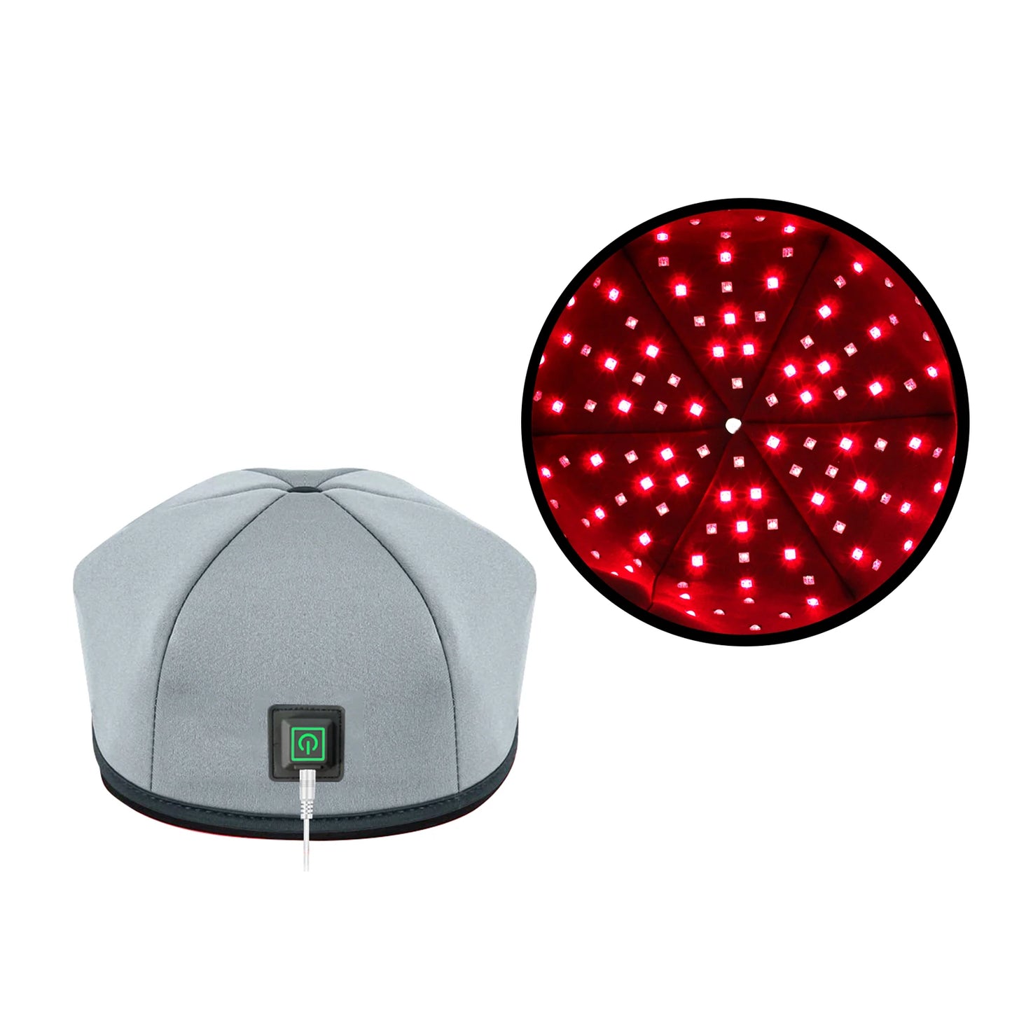 Bonnet de Photothérapie Infrarouge - Anti Perte de cheveux et Favorise la pousse