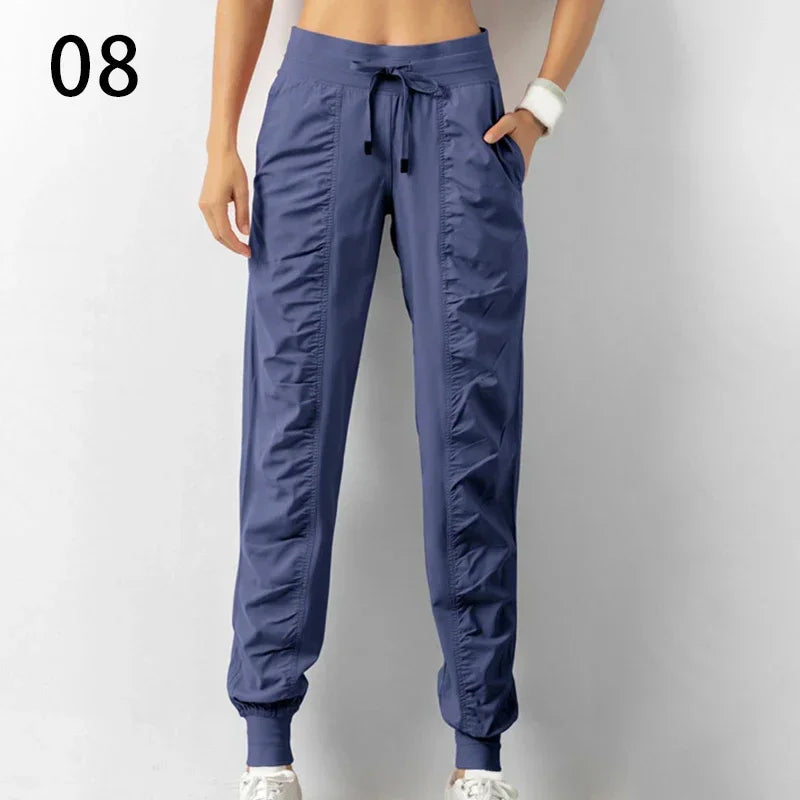 Pantalon de Jogging à Séchage Rapide et Cordon
