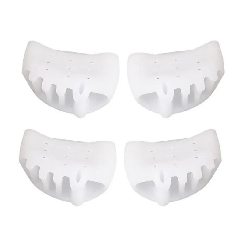 4x Coussinets en Silicone pour l'avant-pied - Alignement des orteils