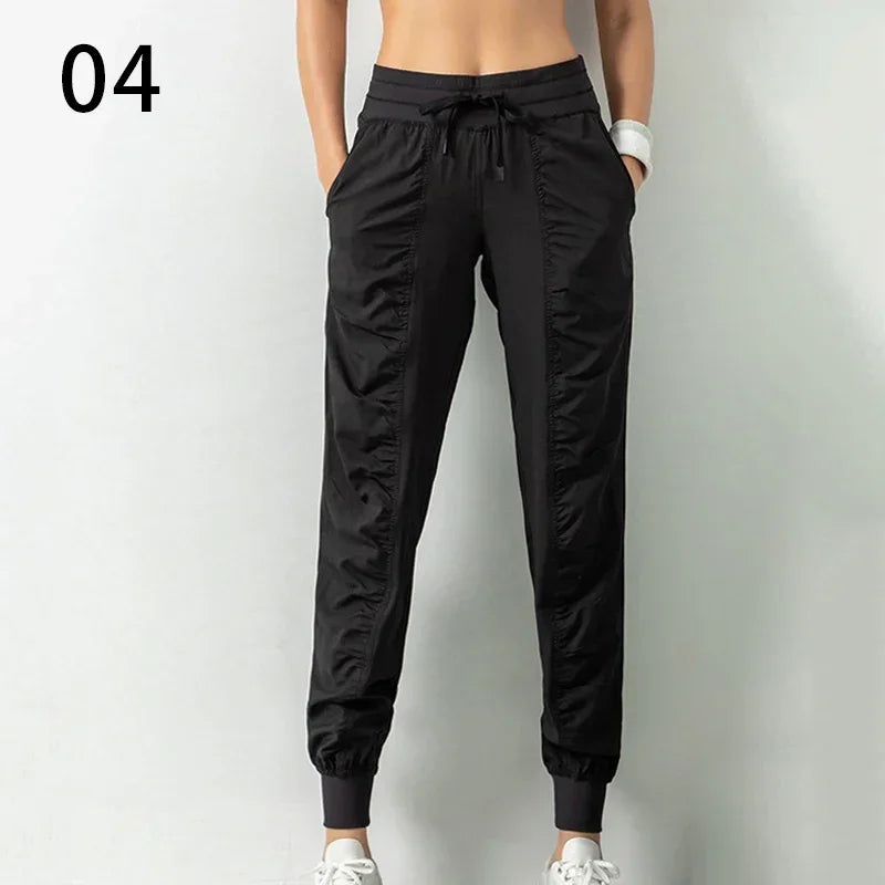 Pantalon de Jogging à Séchage Rapide et Cordon