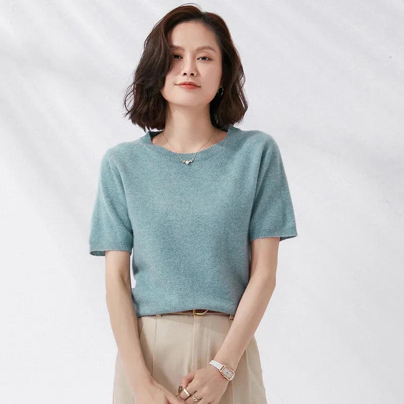 Top Classique Tricoté Femme – Plusieurs Couleurs
