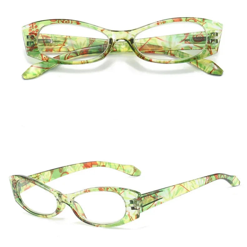 Lunettes de lecture pour presbyte à Motif floral - Étui OFFERT