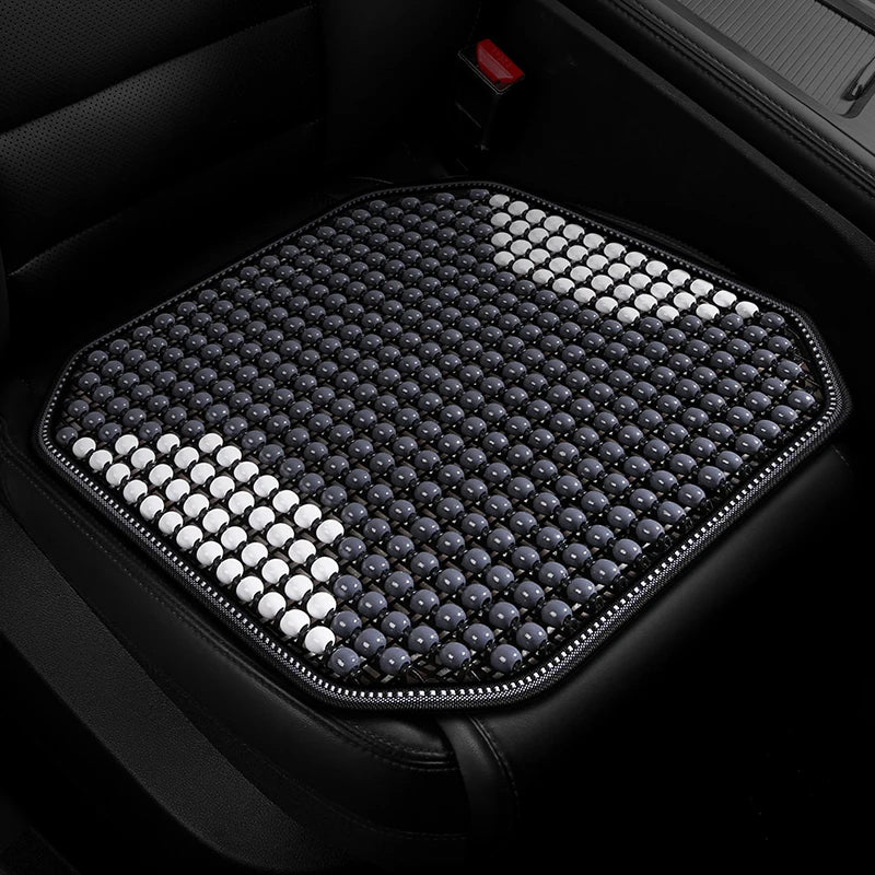 Coussin de Siège Ergonomique en Perles de bois – Anti-Transpiration