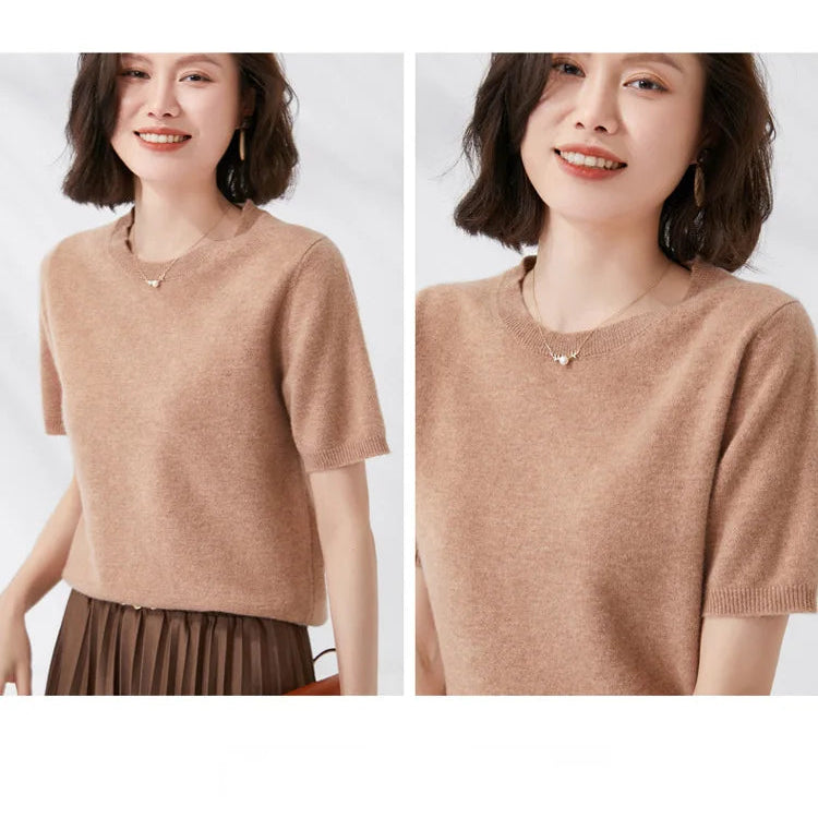 Top Classique Tricoté Femme – Plusieurs Couleurs