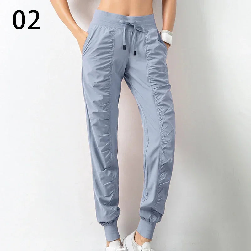 Pantalon de Jogging à Séchage Rapide et Cordon