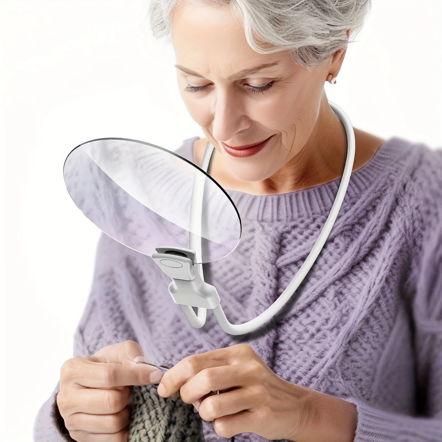 Loupe Mains Libres Grand Écran 5X Réglable