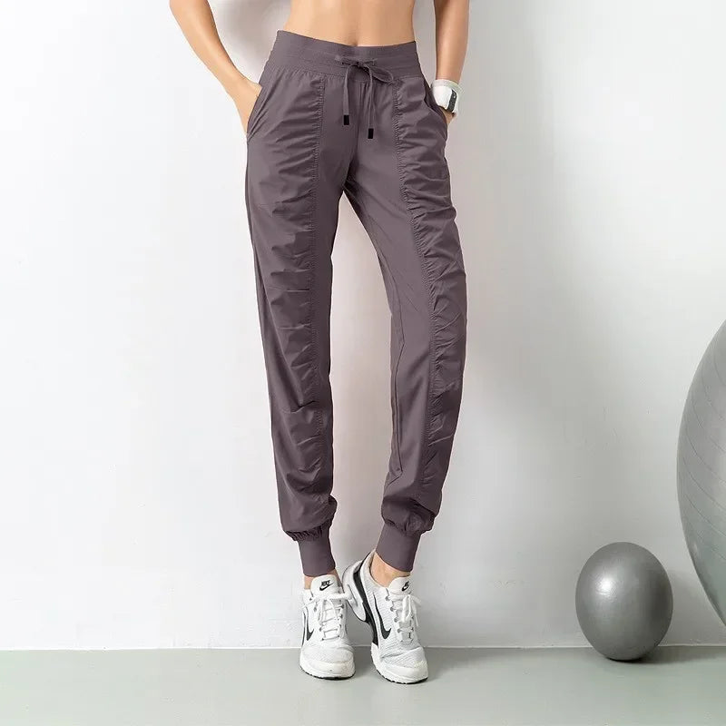 Pantalon de Jogging à Séchage Rapide et Cordon