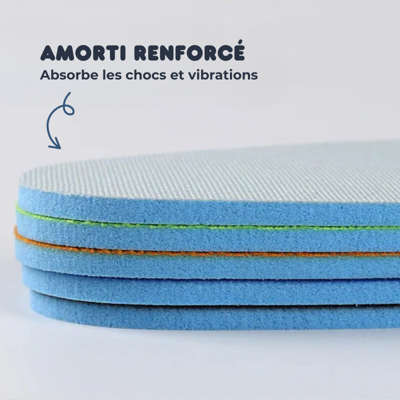Semelles Orthopédiques Amorti & Soutien de Voûte - 1 ACHETÉE = 1 OFFERTE