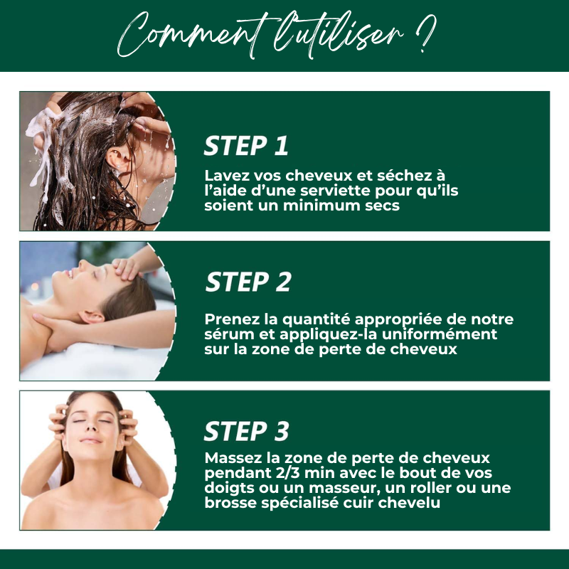 Sérum Capillaire au Gingembre Contre la Perte de Cheveux