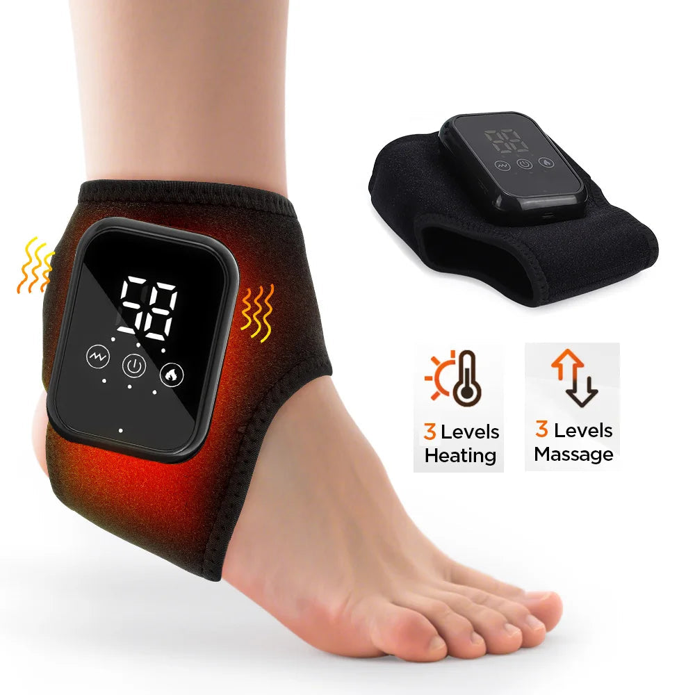 Orthèse Chauffante et Massante Cheville – Rechargeable & Confort
