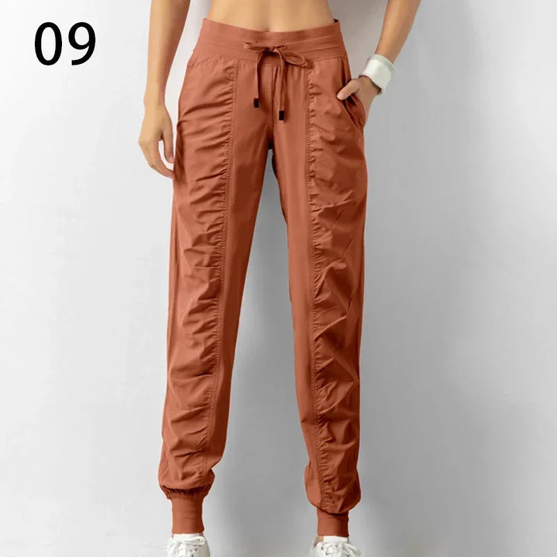 Pantalon de Jogging à Séchage Rapide et Cordon