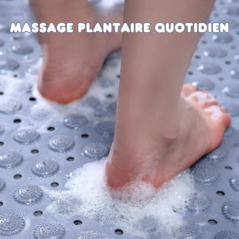 Tapis de Douche Antidérapant à Séchage Rapide & Massant