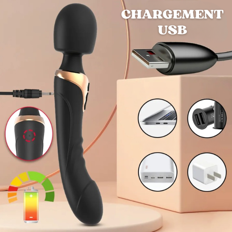 Venus - Vibromasseur 3 en 1 - 10 Modes de plaisir