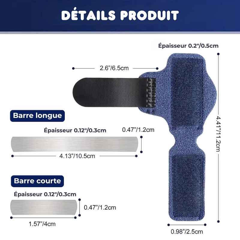 Attelle Redresseur pour Orteils Marteau et Griffe - 1 ACHETÉE = 1 OFFERTE