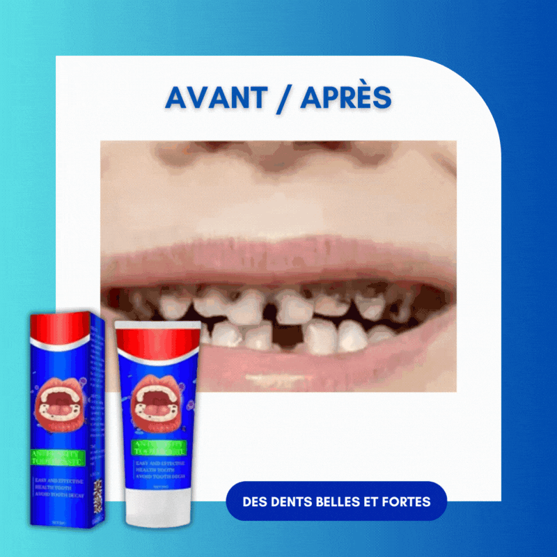Lot de 2 Dentifrices anti-caries - 1 OFFERT