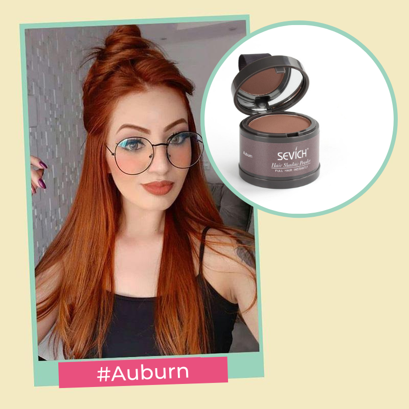 Poudre d'Ombrage Capillaire Retouche Racines Auburn